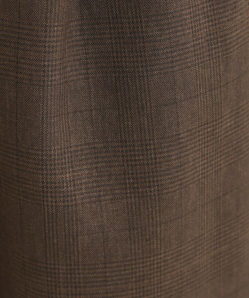 SHOO・LA・RUE / シューラルー ショート・ハーフ・半端丈パンツ | 【セットアップ可】チェック柄タックハーフパンツ | 詳細4