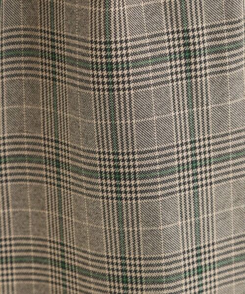 SHOO・LA・RUE / シューラルー ショート・ハーフ・半端丈パンツ | 【セットアップ可】チェック柄タックハーフパンツ | 詳細8