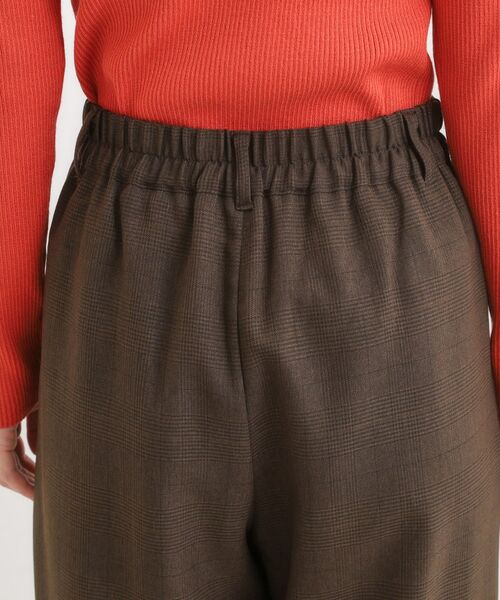 SHOO・LA・RUE / シューラルー パンツ | 【セットアップ可】チェック柄タックワイドパンツ | 詳細13