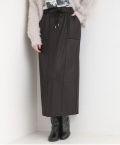 SHOO・LA・RUE / シューラルー ロング・マキシ丈スカート | やわらかレザー調ナロースカート