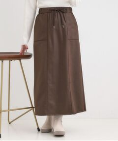 SHOO・LA・RUE / シューラルー ロング・マキシ丈スカート | やわらかレザー調ナロースカート