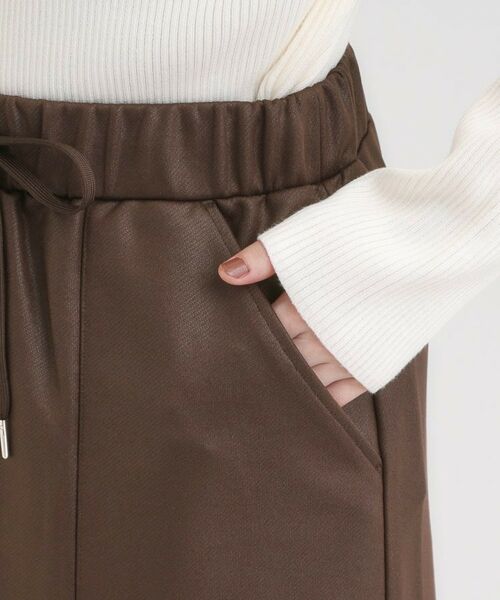 SHOO・LA・RUE / シューラルー ロング・マキシ丈スカート | やわらかレザー調ナロースカート | 詳細13