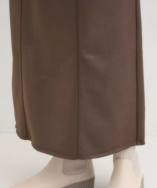 SHOO・LA・RUE / シューラルー ロング・マキシ丈スカート | やわらかレザー調ナロースカート | 詳細14