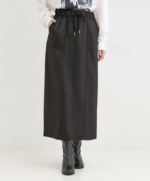 SHOO・LA・RUE / シューラルー ロング・マキシ丈スカート | やわらかレザー調ナロースカート | 詳細2