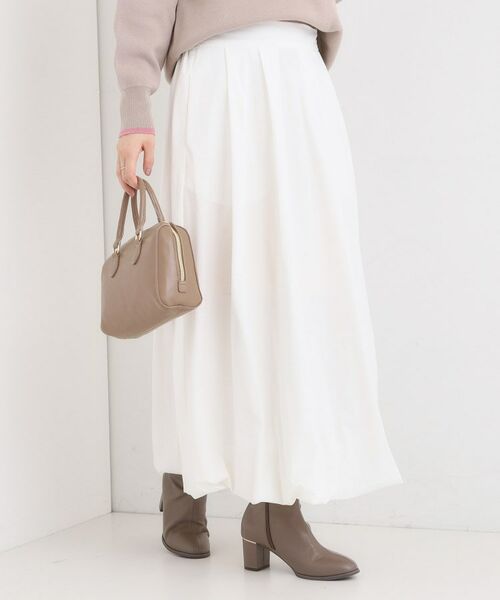 SHOO・LA・RUE / シューラルー ロング・マキシ丈スカート | バルーンスカート(ホワイト(001))