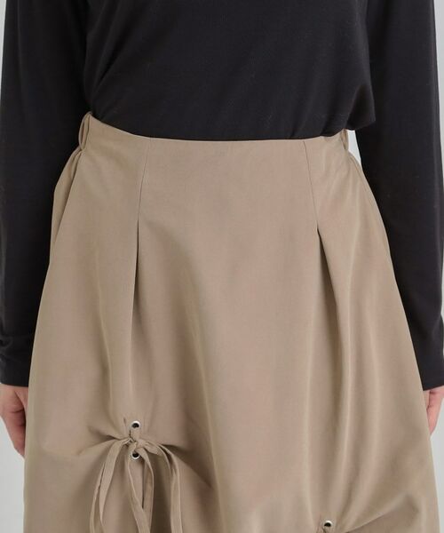 SHOO・LA・RUE / シューラルー ロング・マキシ丈スカート | リボンタック ピーチ起毛 フレアスカート | 詳細16