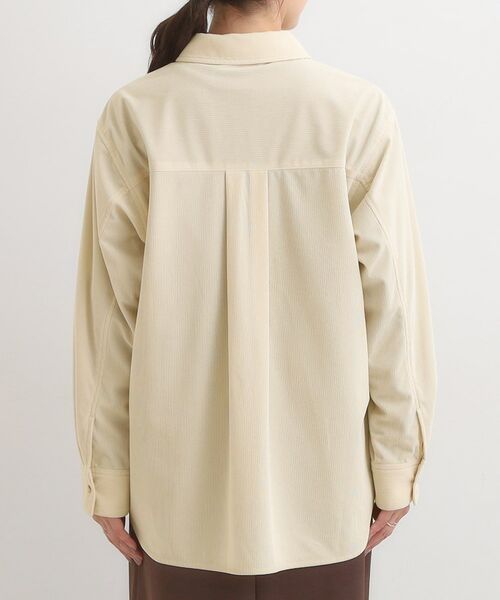 SHOO・LA・RUE / シューラルー シャツ・ブラウス | 【旭山動物園応援商品】ワンポイント刺繍 コーデュロイシャツ | 詳細11