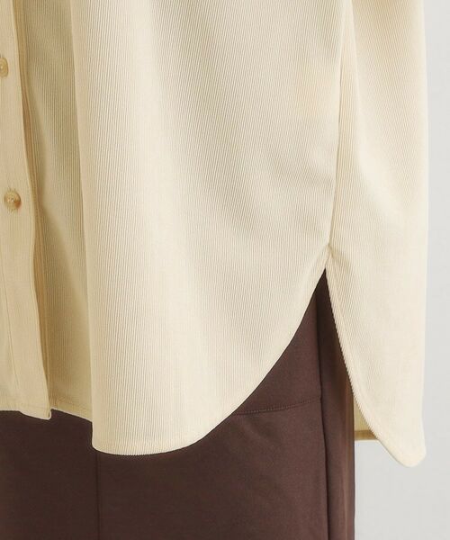 SHOO・LA・RUE / シューラルー シャツ・ブラウス | 【旭山動物園応援商品】ワンポイント刺繍 コーデュロイシャツ | 詳細15