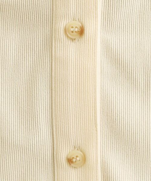 SHOO・LA・RUE / シューラルー シャツ・ブラウス | 【旭山動物園応援商品】ワンポイント刺繍 コーデュロイシャツ | 詳細17