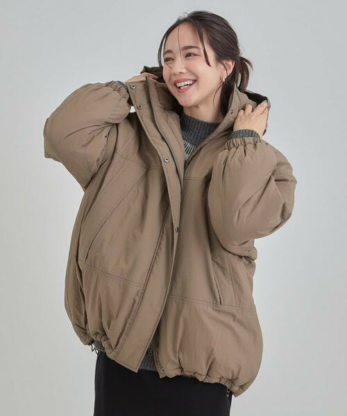 SHOO・LA・RUE / シューラルー その他アウター | 【あったか/撥水/フード取り外し可能】中綿モンスターコート | 詳細15