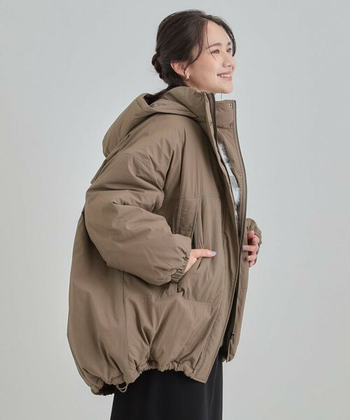 SHOO・LA・RUE / シューラルー その他アウター | 【あったか/撥水/フード取り外し可能】中綿モンスターコート | 詳細16