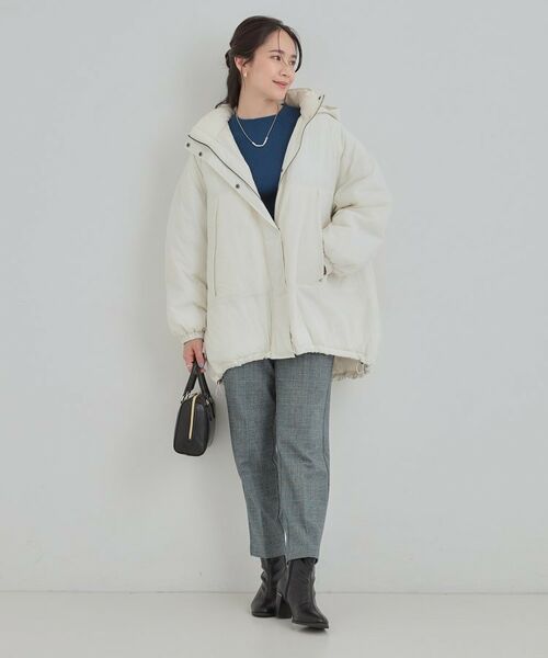 SHOO・LA・RUE / シューラルー その他アウター | 【あったか/撥水/フード取り外し可能】中綿モンスターコート | 詳細3