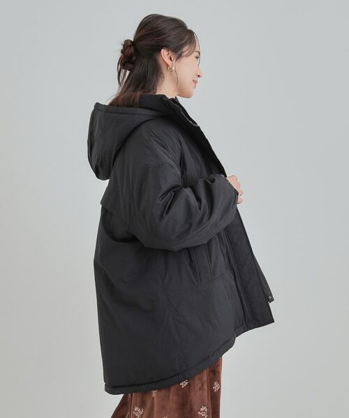 SHOO・LA・RUE / シューラルー その他アウター | 【あったか/撥水/フード取り外し可能】中綿モンスターコート | 詳細9
