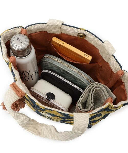 SHOO・LA・RUE / シューラルー トートバッグ | インド製ジャカードランチトートバッグ | 詳細10