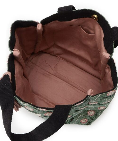 SHOO・LA・RUE / シューラルー トートバッグ | インド製ジャカードランチトートバッグ | 詳細8