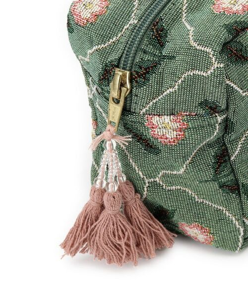 SHOO・LA・RUE / シューラルー ポーチ | インド製ジャカードマチ付きポーチ | 詳細10