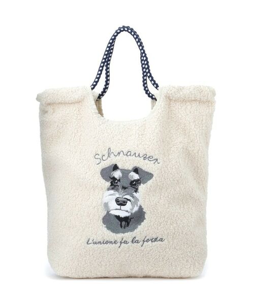 SHOO・LA・RUE / シューラルー トートバッグ | ボア刺繍アニマルコードトートバッグ | 詳細7