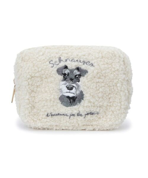 SHOO・LA・RUE / シューラルー ポーチ | ボアアニマル刺繍ポーチ | 詳細1