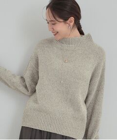 SHOO・LA・RUE / シューラルー ニット・セーター | 【S-LL】ほんのりラメで女性らしい ベロアモールモックネックニット