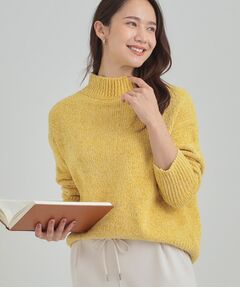 SHOO・LA・RUE / シューラルー ニット・セーター | 【S-LL】ほんのりラメで女性らしい ベロアモールモックネックニット