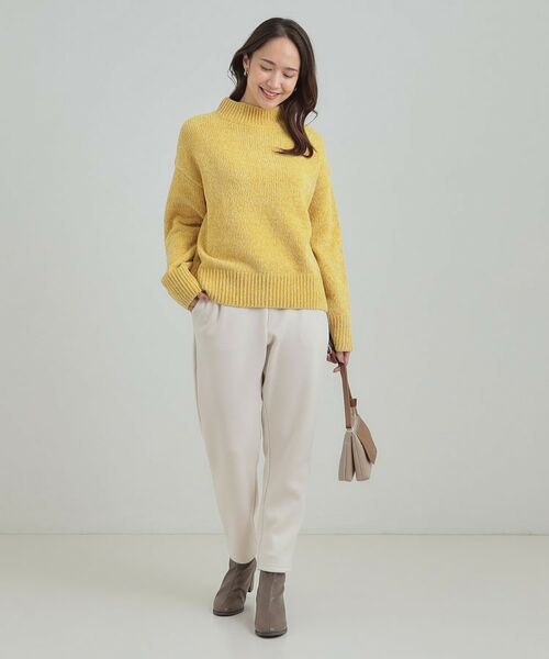 SHOO・LA・RUE / シューラルー ニット・セーター | 【S-LL】ほんのりラメで女性らしい ベロアモールモックネックニット | 詳細19