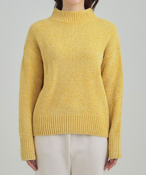 SHOO・LA・RUE / シューラルー ニット・セーター | 【S-LL】ほんのりラメで女性らしい ベロアモールモックネックニット | 詳細21