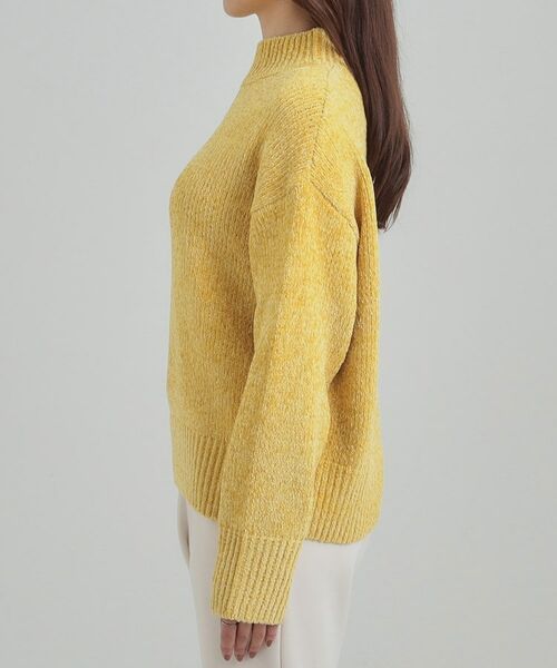 SHOO・LA・RUE / シューラルー ニット・セーター | 【S-LL】ほんのりラメで女性らしい ベロアモールモックネックニット | 詳細22