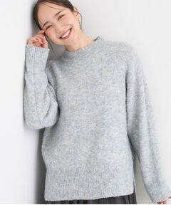 SHOO・LA・RUE / シューラルー ニット・セーター | 【S-LL】ほんのりラメで華やか ふわふわハイネックニット