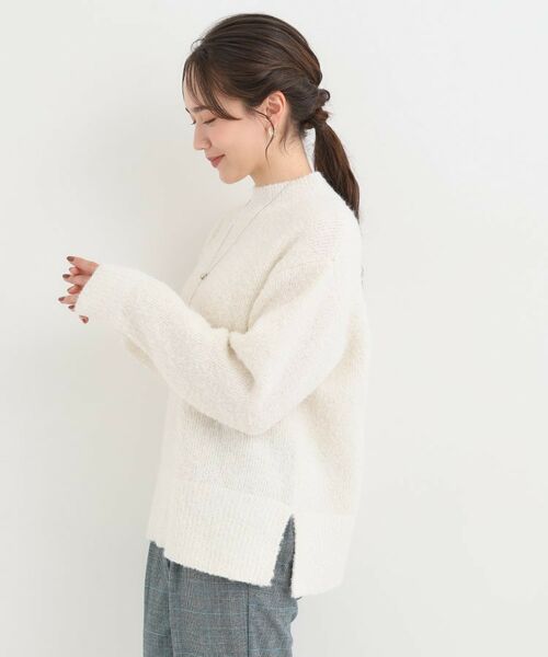 SHOO・LA・RUE / シューラルー ニット・セーター | 【S-LL】ほんのりラメで華やか ふわふわハイネックニット | 詳細10