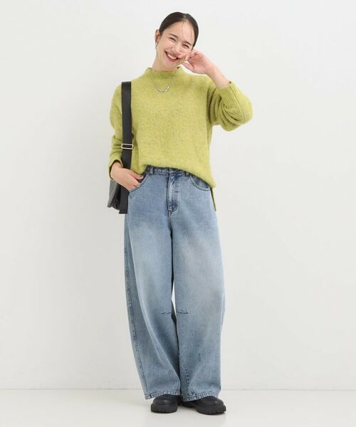 SHOO・LA・RUE / シューラルー ニット・セーター | 【S-LL】ほんのりラメで華やか ふわふわハイネックニット | 詳細15