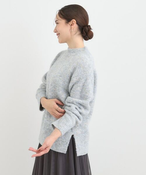 SHOO・LA・RUE / シューラルー ニット・セーター | 【S-LL】ほんのりラメで華やか ふわふわハイネックニット | 詳細6