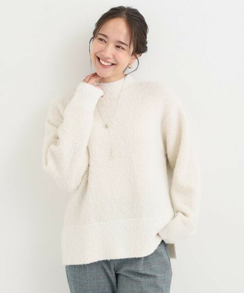 SHOO・LA・RUE / シューラルー ニット・セーター | 【S-LL】ほんのりラメで華やか ふわふわハイネックニット | 詳細9