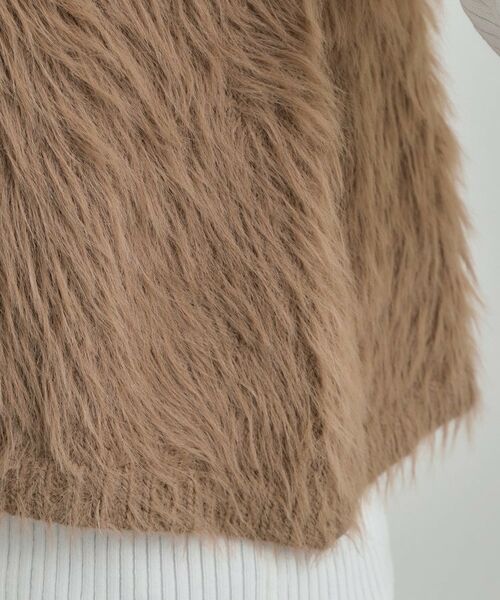 SHOO・LA・RUE / シューラルー その他トップス | 【S-LL/2点セット】着るだけでコーデが決まる フェザーベスト×リブニット | 詳細22