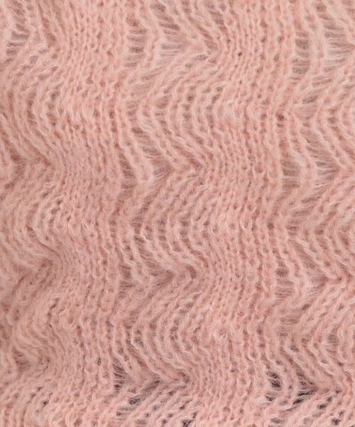 SHOO・LA・RUE / シューラルー ニット・セーター | 【S-LL】ふんわり大人の 透かし編みニットトップス | 詳細12