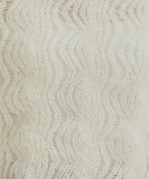 SHOO・LA・RUE / シューラルー ニット・セーター | 【S-LL】ふんわり大人の 透かし編みニットトップス | 詳細4