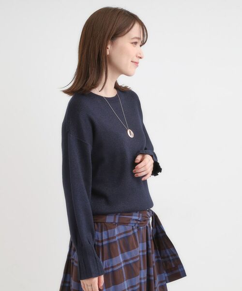 SHOO・LA・RUE / シューラルー ニット・セーター | 【S-LL】お袖タックが女性らしさをプラス 華やかラメニット | 詳細10