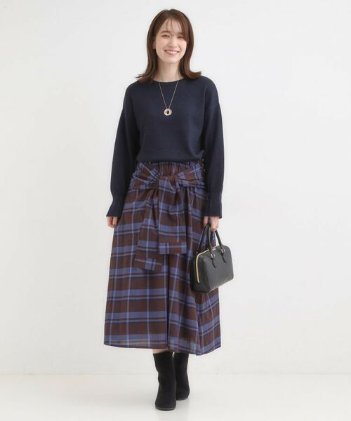 SHOO・LA・RUE / シューラルー ニット・セーター | 【S-LL】お袖タックが女性らしさをプラス 華やかラメニット | 詳細11