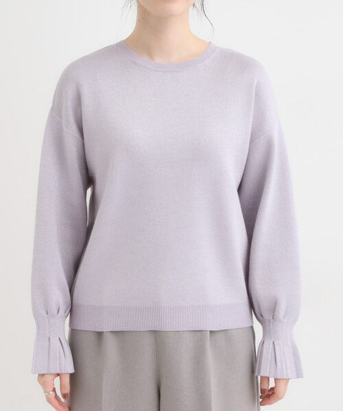 SHOO・LA・RUE / シューラルー ニット・セーター | 【S-LL】お袖タックが女性らしさをプラス 華やかラメニット | 詳細17