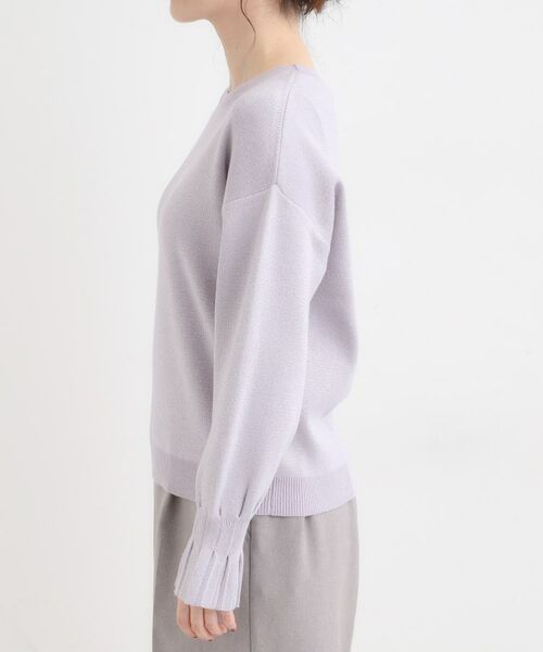 SHOO・LA・RUE / シューラルー ニット・セーター | 【S-LL】お袖タックが女性らしさをプラス 華やかラメニット | 詳細18