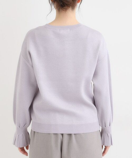 SHOO・LA・RUE / シューラルー ニット・セーター | 【S-LL】お袖タックが女性らしさをプラス 華やかラメニット | 詳細19