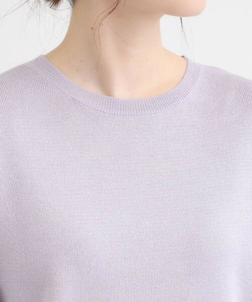 SHOO・LA・RUE / シューラルー ニット・セーター | 【S-LL】お袖タックが女性らしさをプラス 華やかラメニット | 詳細20