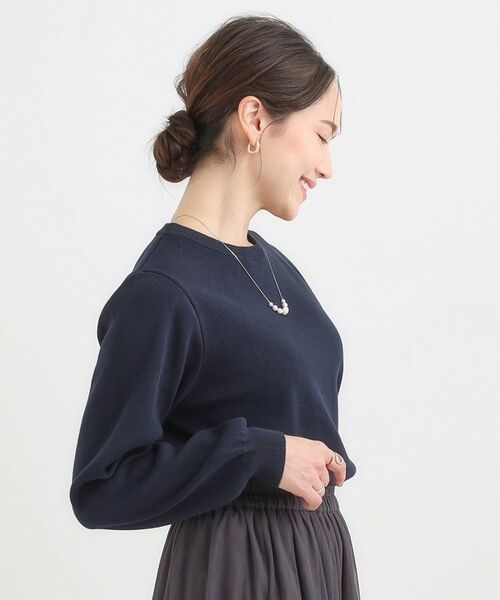 SHOO・LA・RUE / シューラルー ニット・セーター | 【襟取り外し可/S-LL】上品見え レース襟ニット | 詳細12