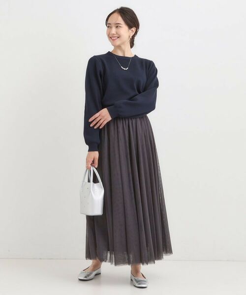 SHOO・LA・RUE / シューラルー ニット・セーター | 【襟取り外し可/S-LL】上品見え レース襟ニット | 詳細13