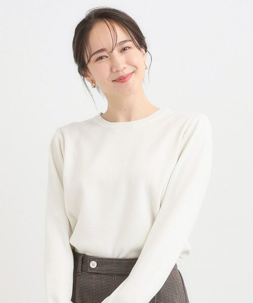 SHOO・LA・RUE / シューラルー ニット・セーター | 【襟取り外し可/S-LL】上品見え レース襟ニット | 詳細4