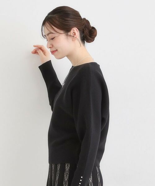 SHOO・LA・RUE / シューラルー ニット・セーター | 【洗濯機可】女性らしさ溢れる もちもちタッチが心地よい ドルマンニット | 詳細10