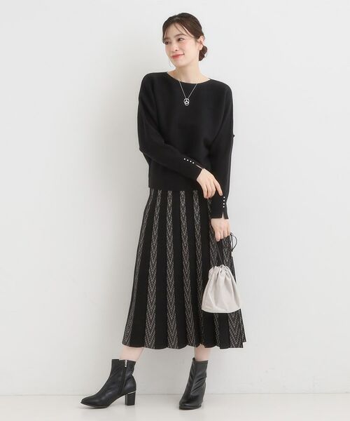 SHOO・LA・RUE / シューラルー ニット・セーター | 【洗濯機可】女性らしさ溢れる もちもちタッチが心地よい ドルマンニット | 詳細11