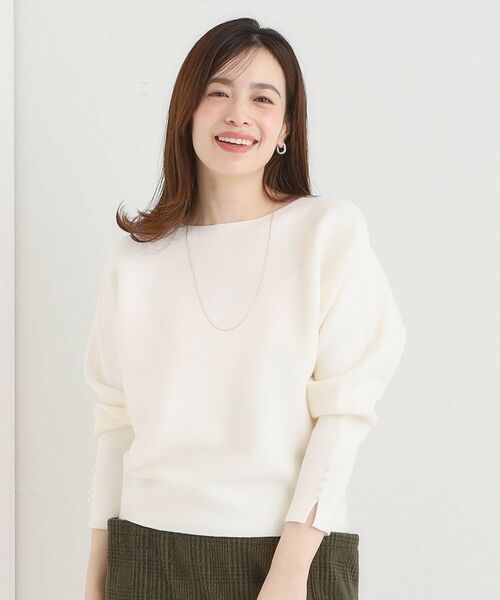 SHOO・LA・RUE / シューラルー ニット・セーター | 【洗濯機可】女性らしさ溢れる もちもちタッチが心地よい ドルマンニット | 詳細5