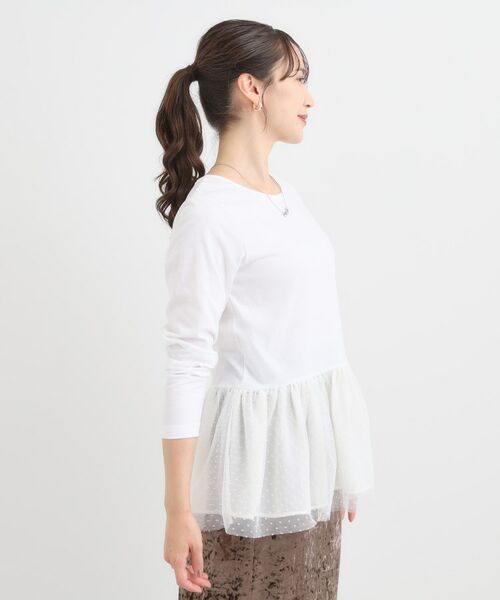 SHOO・LA・RUE / シューラルー カットソー | 裾フリルレイヤードトップス | 詳細10