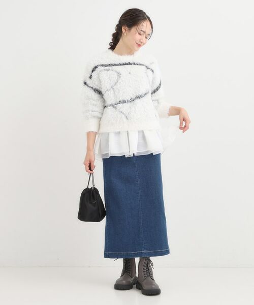 SHOO・LA・RUE / シューラルー カットソー | 裾フリルレイヤードトップス | 詳細3