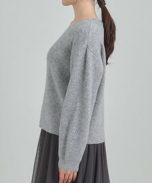 SHOO・LA・RUE / シューラルー ニット・セーター | 【S-LL】きらきらと華やかに スパンコールニット | 詳細14